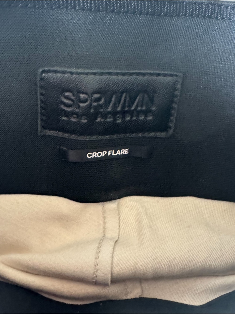 Sprwmn $1,095 100% Lambskin Leather Crop Flare Leggings In Chalk, Size Xs — image 4 of 6